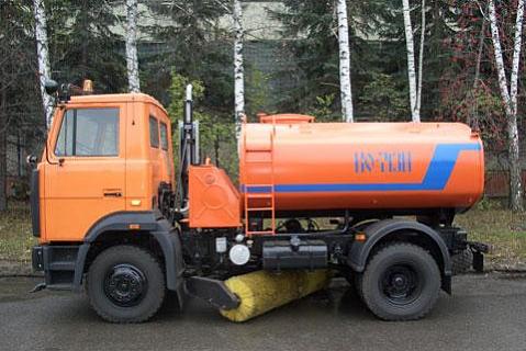 Дорожно-комбинированная машина Коммаш (Мценск) КО-713Н-42 на шасси МАЗ-4381