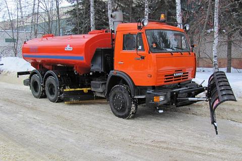 Дорожно-комбинированная машина Коммаш (Мценск) КО-823-01 на шасси КАМАЗ 65115